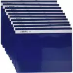 Exacompta 439907B 10er Pack Premium Schnellhefter aus extra starkem PVC mit Beschriftungsstreifen für DIN A4