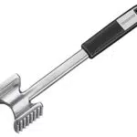 Fackelmann Fleischklopfer 26 cm SENSE, Funktionsteil aus Aluminium und zwei verschiedenen Klopfflächen