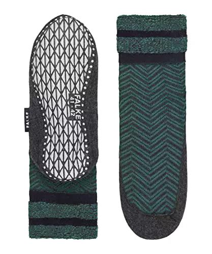 FALKE Herren Hausschuhe Cosyshoe Herringbone, Schurwolle