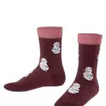 FALKE Unisex Kinder Socken Funny Snowmen, Nachhaltige Baumwolle
