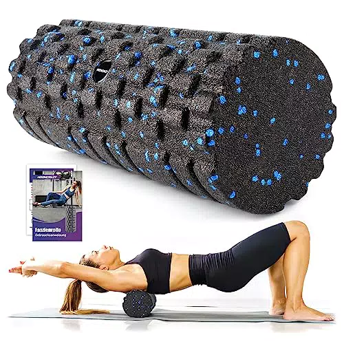 Faszienrolle mit 3D-Texturmassage, Foam Roller zur Muskelverspannungen lindern