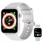 FeipuQu Smartwatch Herren Damen, Fitnessuhr mit Bluetooth Anruf