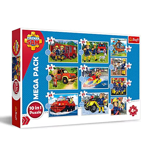 Feuerwehrmann Sam, 10 in 1 Puzzle