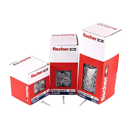 fischer PowerFast II PTF 3, 0 x 16, Spanplattenschraube mit Vollgewinde