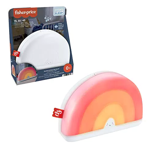 Fisher-Price HGB91 - Sonnenuntergang Nachtlicht & Spieluhr mit entspannender Musik