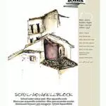 folia 8354 - Schul - Aquarellblock, rau, 150 g/qm, DIN A4