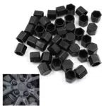 fuxunamz Radschraubenkappen Auto 17mm Mutter Covers - Radschrauben Radkappen aus Silikon