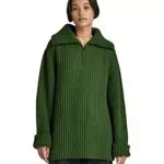 G-STAR RAW Damen Skipper Loose Knitted Pullover, Grün