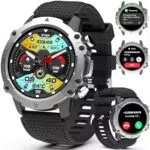GedFong Smartwatch Herren mit Telefonfunktion, 1.39 Touchscreen Fitness Tracker