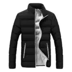 Generisch Lässige warme Oberbekleidung fit Dicke Jacke Herren Wintermantel schlank bubble Herren Mäntel Jacken Warmer Mantel Herren