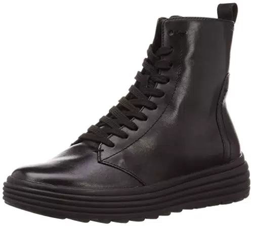 Geox Damen D Phaolae A Stiefeletten, Schwarz