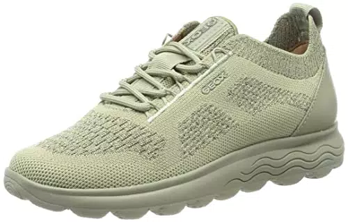Geox Damen D SPHERICA Sneaker, Pistachio