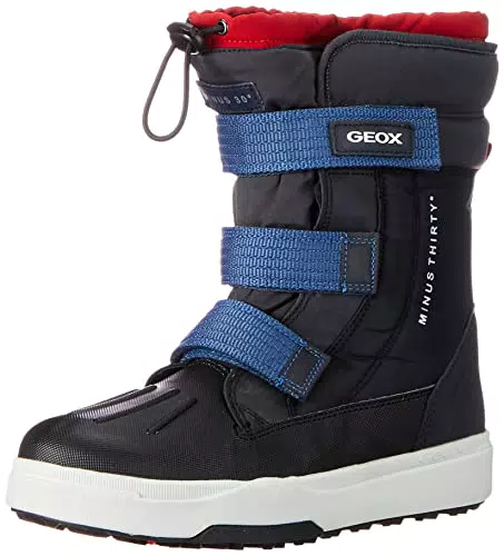 Geox Jungen J Bunshee Pg Boy B A Stiefel, Navy Red