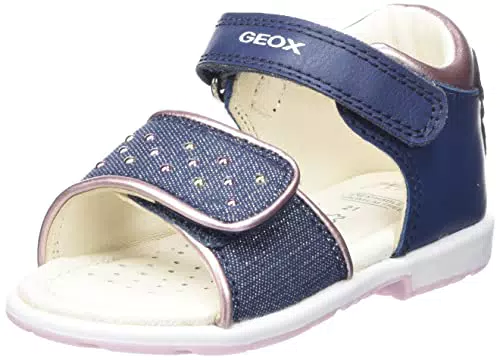 Geox Jungen Mädchen B VERRED Sandal, AVIO/PINK