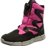 Geox Mädchen J Flexyper Girl B Ab Stiefeletten, Black Fluo Fuchsia