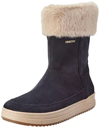 Geox Mädchen J Rebecca Girl Wpf B Stiefel, Dk Navy