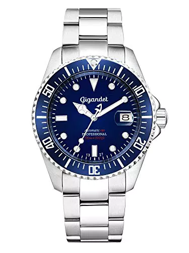 Gigandet Automatikuhr Herren Analog mit Edelstahlarmband Sea Ground G2-009