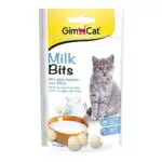 GimCat Milk Bits - Getreidefreier und vitaminreicher Katzensnack mit dem besten aus Milch - 8er Pack