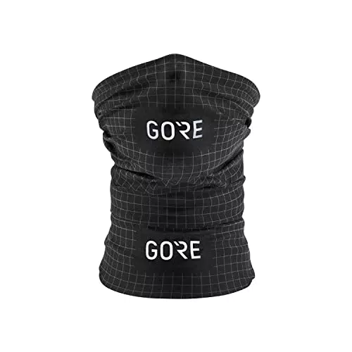 GORE WEAR Unisex Halswärmer Grid, Einheitsgröße, Schwarz/Anthrazitgrau