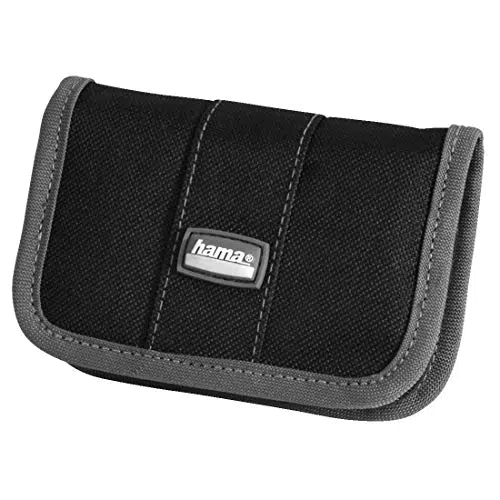 Hama Speicherkarten-Tasche für 10 Speichermedien, Grau/Schwarz