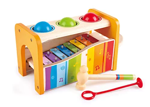 Hape Xylophon und Hammerspiel mit ausziehbarem Xylophon