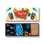 Happy Socks 4-Pack Healthy Lifestyle Socks Set, farbenfrohe und fröhliche