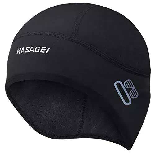 HASAGEI Fahrrad Mütze Winddicht Bike Warm Cap Helm-Unterziehmütze für Herren Damen Thermal Atmungsaktive Motorradfahren Radsport-mützen Kletterhelm Skull Cap