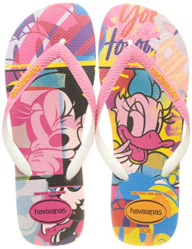 Havaianas Unisex Disney Stilvoll Flipflop, Makaron-Rosa
