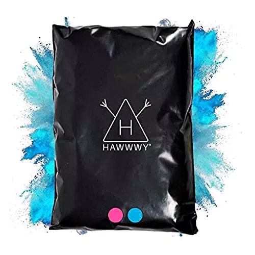Hawwwy Colorful Powder for Holi Festival, Gender Reveal Powder Burnout Baby Boy Announcement Colored Tannerite Surprise Game for Holi Festival