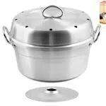 Home Fornetto Aluminium Gasofen cm 28 mit Deckel Küchentopf