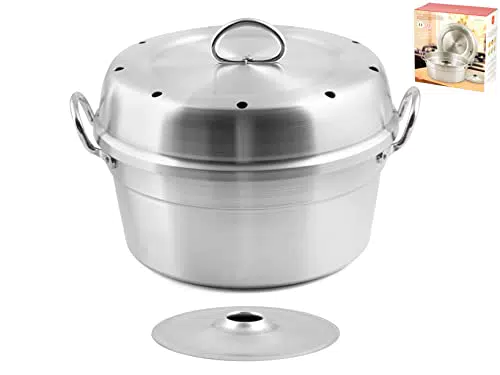 Home Fornetto Aluminium Gasofen cm 28 mit Deckel Küchentopf