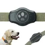 HonShoop Airtag Hundehalsbandhalter Schutzhüllen für Apple AirTags wasserdichte Anti-Verlust AirTag Hülle für Katzen Hunde Halsbänder Zubehör Rucksack Gepäck