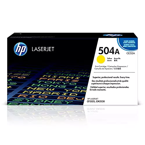 HP 504A Gelb Original Toner fürHP Color Laserjet CP3525