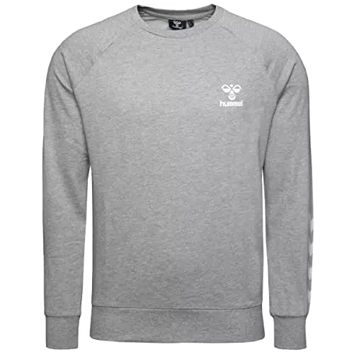 hummel Herren Sportsweatshirt weiß/grau XL