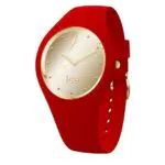 Ice-Watch - ICE glam rock Kiss - Rote Damenuhr mit Silikonarmband - 019861