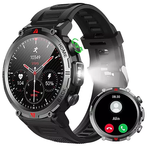 IFMDA Smartwatch Herren Damen, 1, 45" LCD Sports Smart Watch