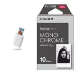 instax Mini LINK2 Smartphone Printer, Clay White & Mini Film