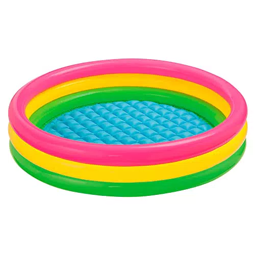 Intex 57412NP - Sunset Glow Baby Pool, 3-Ring, ø 114 x 25 cm