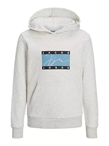 JACK & JONES JUNIOR Boy's JORJOSH Sweat Hood JNR Kapuzenpullover