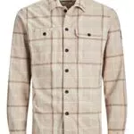 JACK & JONES Men's JCOBEN Classic Check Overshirt LS S23 Hemd