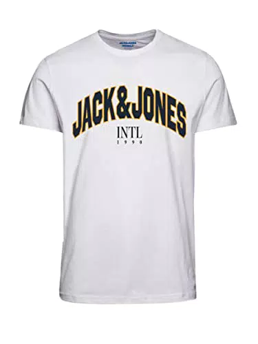 Jack & Jones Men's JORCIRCLE Tee SS Crew Neck FST T-Shirt