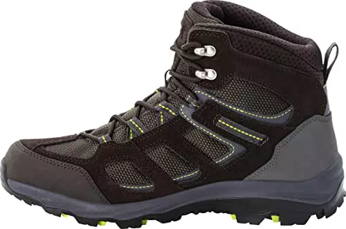 Jack Wolfskin Herren Vojo 3 Texapore Mid M, Dark Brown Lime