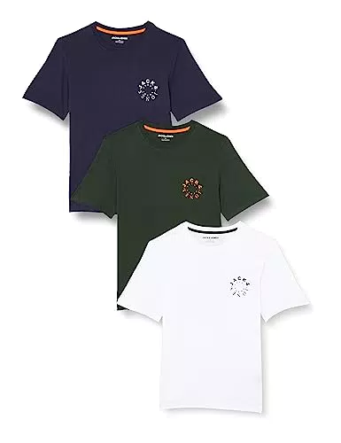 JACK&JONES JJWARRIOR Tee SS Crew Neck 3PK MP