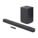 JBL Bar 2.1 Deep Bass MK2 2.1-Kanal-Soundbar mit kabellosem Subwoofer für Heimkino Sound-System Schlankes und kompaktes Design mit JBL Surround Sound Schwarz