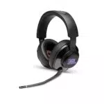 JBL Quantum 400 Over-Ear Gaming Headset Wired 3, 5 mm Klinke und USB Mit hochklappbarem Boom Mic und QuantumSurround Sound Schwarz