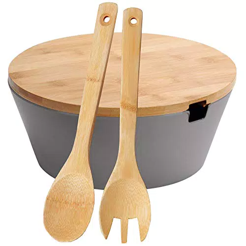 Kesper 32600 Obst- Salatschale, Melamin-Holz