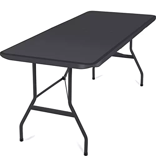 KESSER Buffettisch Tisch klappbar Kunststoff 183x76 cm Campingtisch Partytisch Klapptisch Gartentisch für Garten
