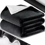KESSER Kuscheldecke Flauschige Sherpa Extra Weich & Warm Wohndecke Flanell Fleecedecke