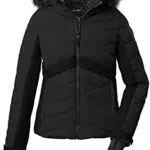 Killtec Damen Ksw 210 Wmn Qltd Jckt Skijacke Jacke in Daunenoptik mit abzippbarer Kapuze und Schneefang