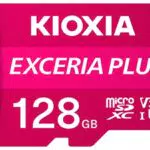 KIOXIA SD MicroSD Card 128GB 100MB/s Kioxia Exceria Plus U3 V30 4K Video Recording